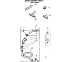Kenmore 11620990 attachment parts diagram