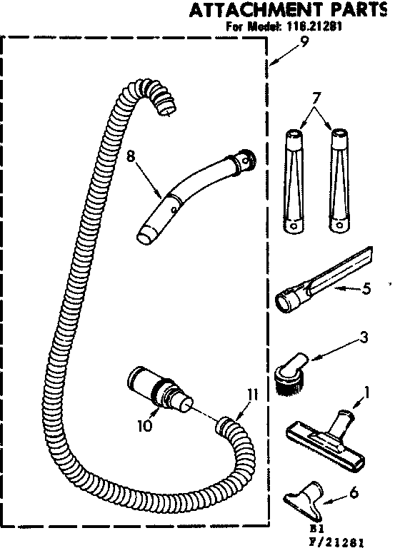 Attachment parts