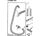 Kenmore 1162150180 attachment parts diagram