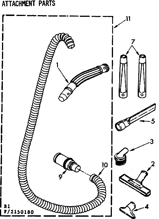 Attachment parts