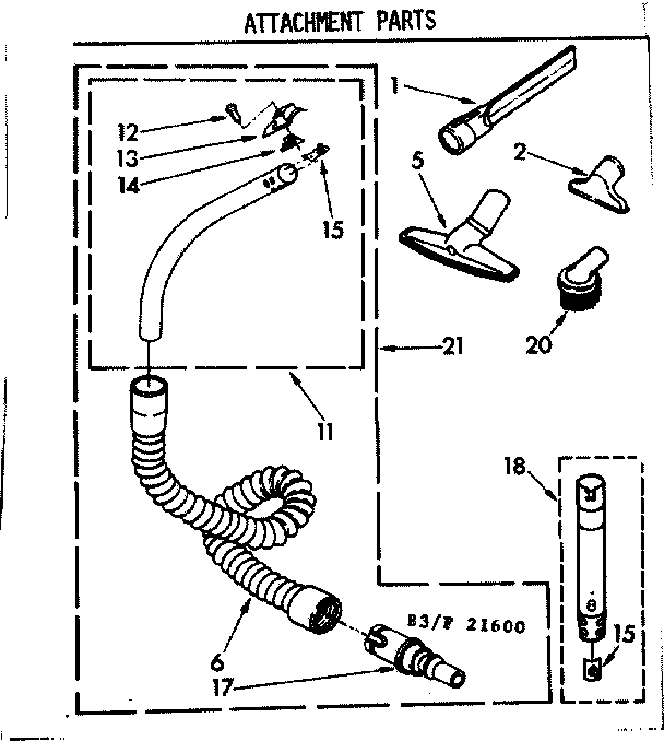 Attachment parts