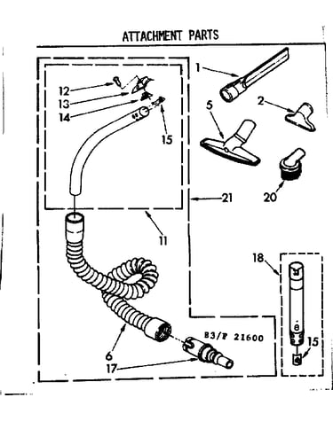 Attachment parts