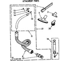 Kenmore 1162160180 attachment parts diagram