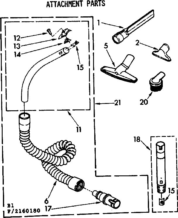 Attachment parts