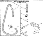 Kenmore 11621720 attachment parts diagram