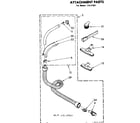 Kenmore 11621821 attachment parts diagram