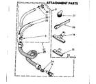 Kenmore 11621822 attachment parts diagram