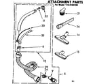 Kenmore 1162183180 attachment parts diagram