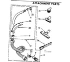 Kenmore 11621842 attachment parts diagram