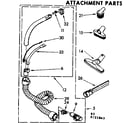 Kenmore 11621843 attachment parts diagram