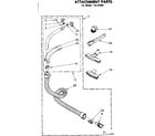 Kenmore 11621880 attachment parts diagram