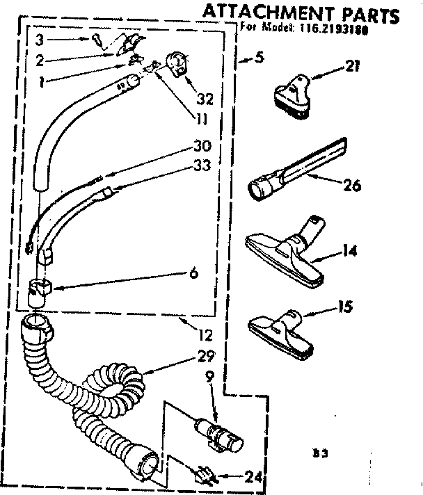Attachment parts