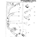 Kenmore 11621965 attachment parts diagram