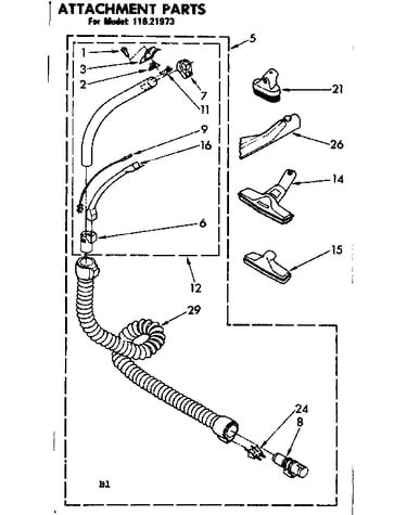 Attachment parts
