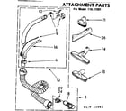 Kenmore 11621981 attachment parts diagram