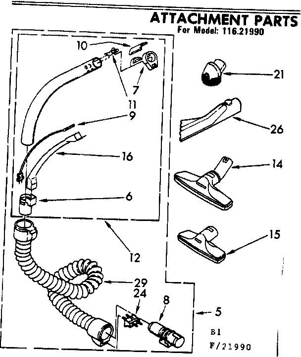 Attachment parts