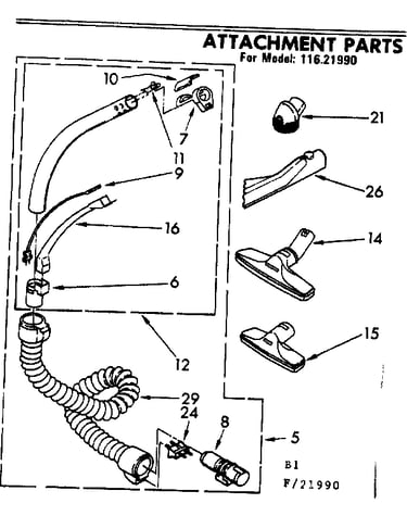 Attachment parts