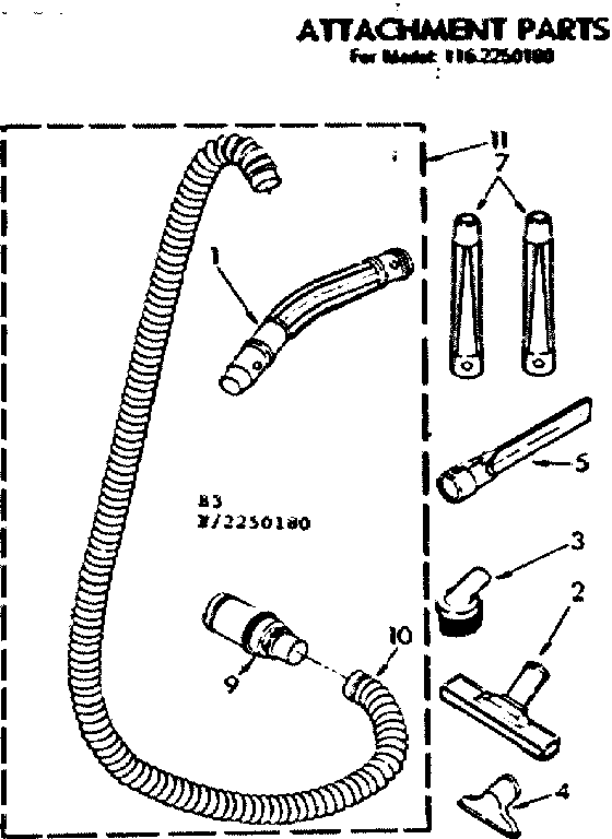 Attachment parts