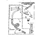 Kenmore 1162260180 attachment parts diagram