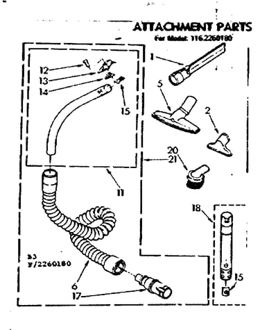 Attachment parts