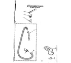 Kenmore 1162269180 attachment parts diagram