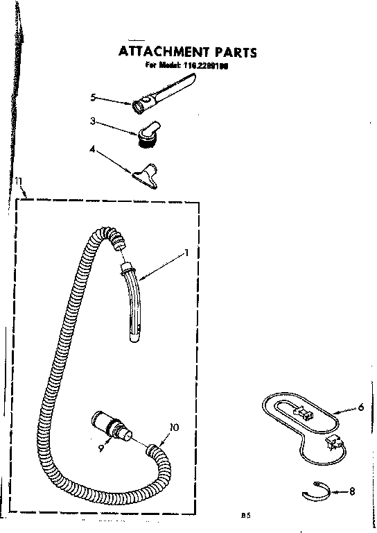 Attachment parts