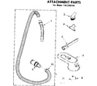 Kenmore 1162269181 attachment parts diagram