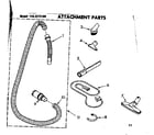 Kenmore 1162272180 attachment parts diagram