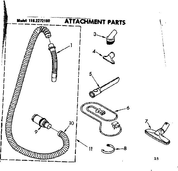 Attachment parts