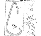 Kenmore 1162272181 attachment parts diagram