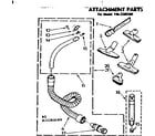 Kenmore 1162280180 attachment parts diagram