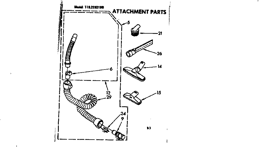 Attachment parts