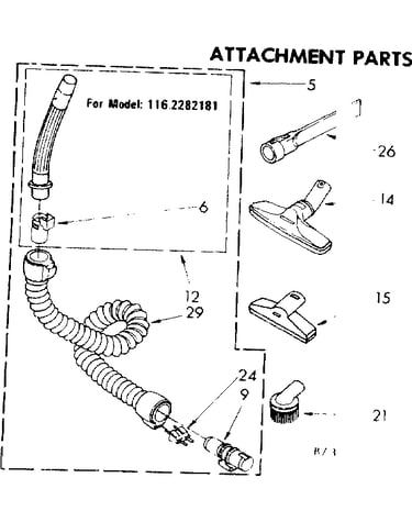 Attachment parts
