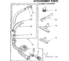 Kenmore 1162283181 attachment parts diagram