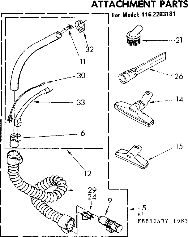Attachment parts