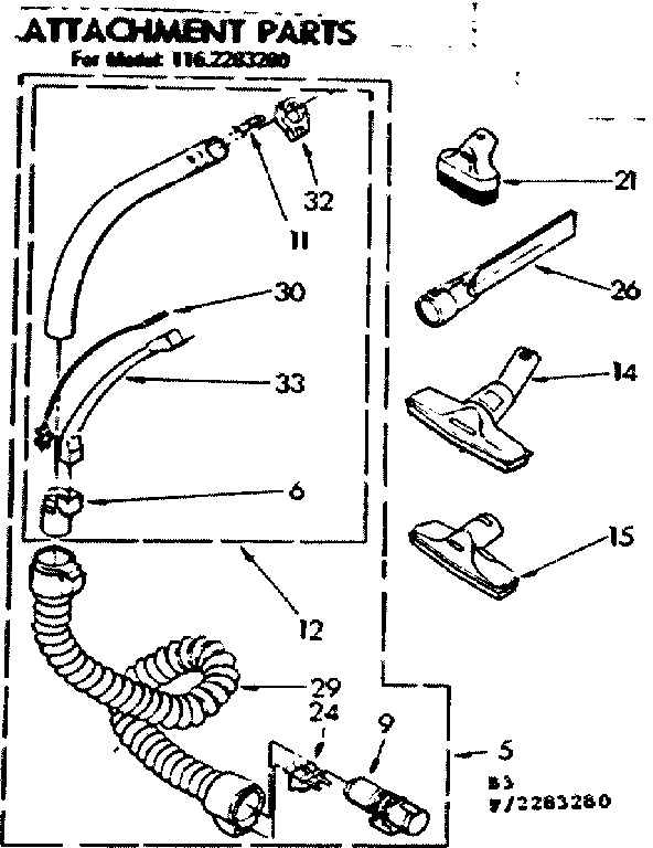 Attachment parts