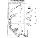Kenmore 1162283281 attachment parts diagram