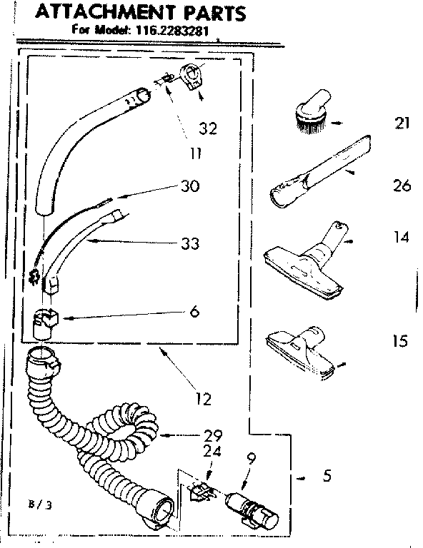 Attachment parts