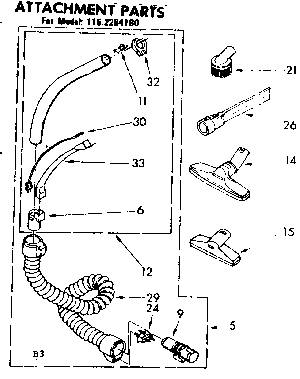 Attachment parts