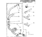 Kenmore 1162284181 attachment parts diagram