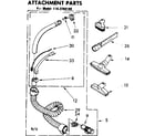 Kenmore 1162288180 attachment parts diagram