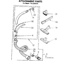 Kenmore 1162288181 attachments parts diagram
