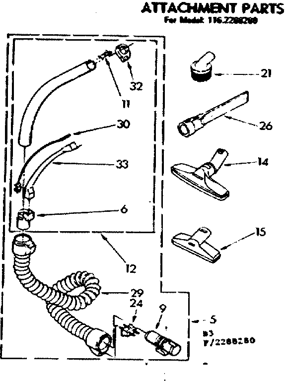 Attachment parts