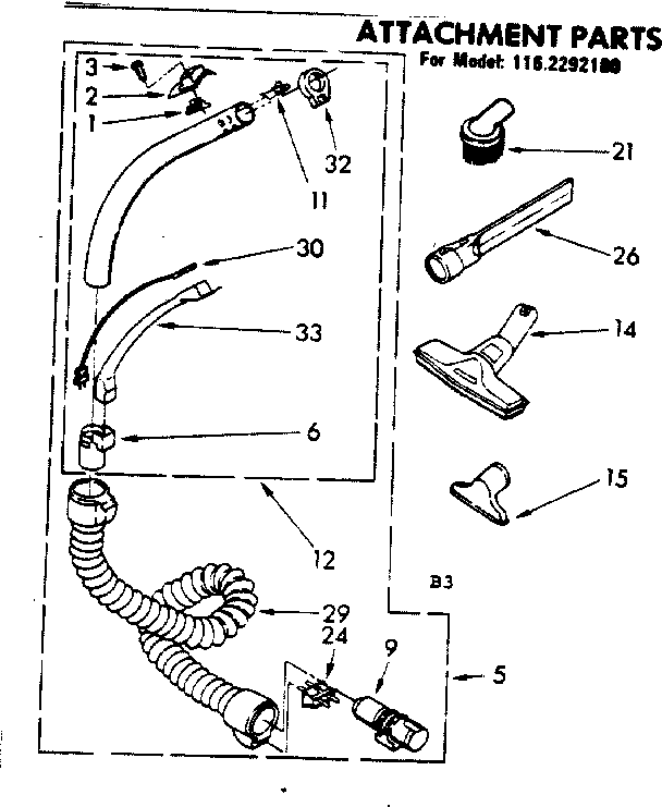 Attachment parts