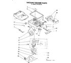 Kenmore 1162292181 base assembly diagram