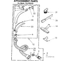 Kenmore 1162292181 attachment parts diagram