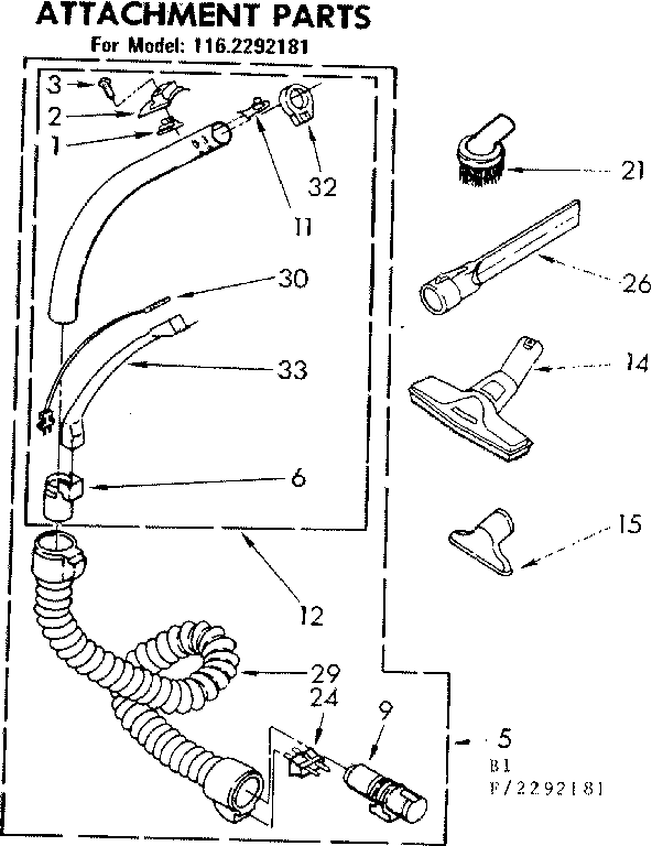 Attachment parts