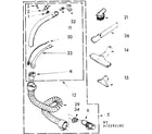 Kenmore 1162292182 attachment parts diagram