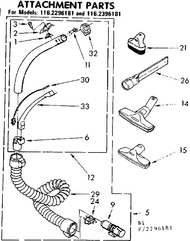Attachment parts
