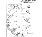Kenmore 1162297181 attachment parts diagram